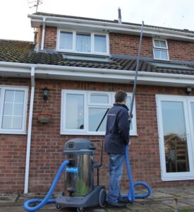 gutter vacuum cleaning
