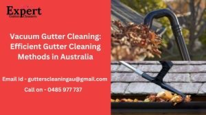 Vacuum Gutter Cleaning Efficient Gutter Cleaning Methods in Australia